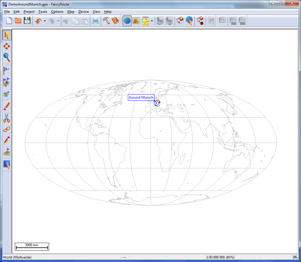 FancyRoute projection